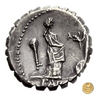 412/1 - denario L. Roscius Fabatus 64 BC (Roma)