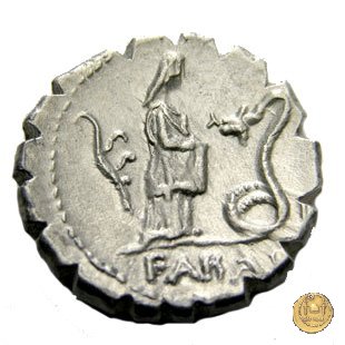 412/1 - denario L. Roscius Fabatus 64 BC (Roma)