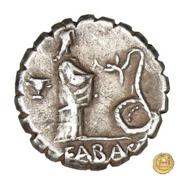 412/1 - denario L. Roscius Fabatus 64 BC (Roma)