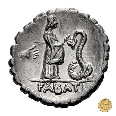 412/1 - denario L. Roscius Fabatus 64 BC (Roma)