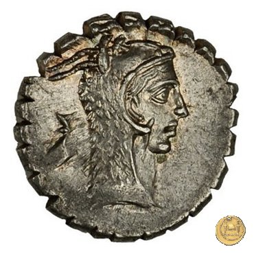 412/1 - denario L. Roscius Fabatus 64 BC (Roma)