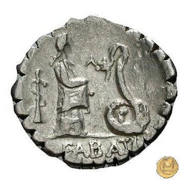 412/1 - denario L. Roscius Fabatus 64 BC (Roma)