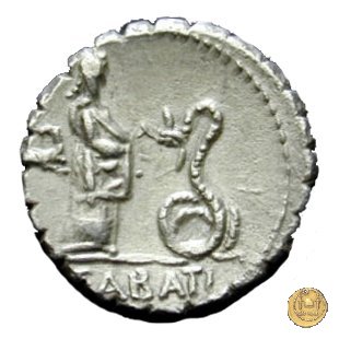 412/1 - denario L. Roscius Fabatus 64 BC (Roma)