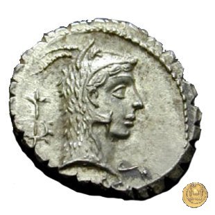 412/1 - denario L. Roscius Fabatus 64 BC (Roma)