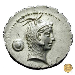 412/1 - denario L. Roscius Fabatus 64 BC (Roma)