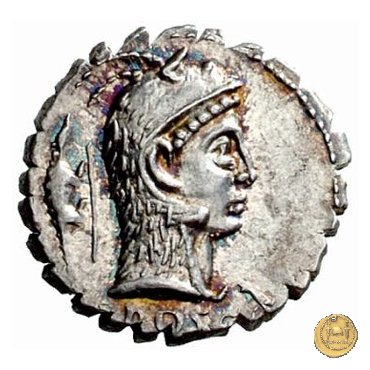 412/1 - denario L. Roscius Fabatus 64 BC (Roma)