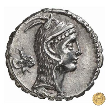 412/1 - denario L. Roscius Fabatus 64 BC (Roma)