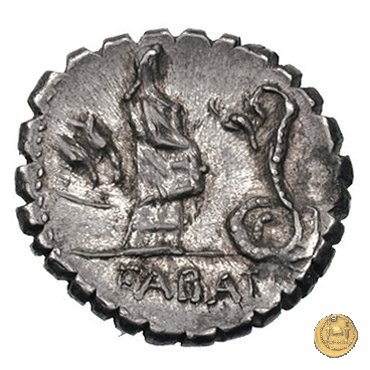 412/1 - denario L. Roscius Fabatus 64 BC (Roma)