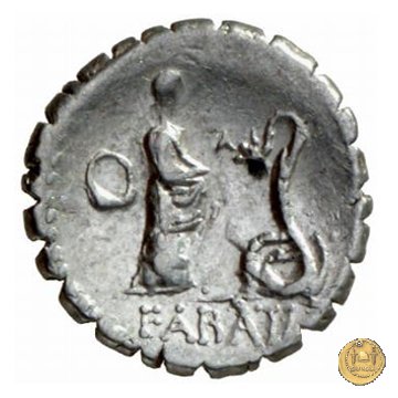 412/1 - denario L. Roscius Fabatus 64 BC (Roma)