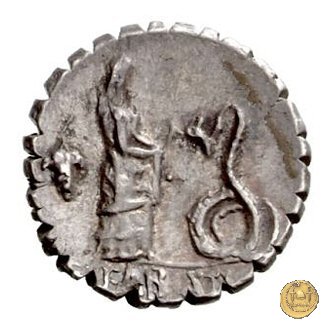 412/1 - denario L. Roscius Fabatus 64 BC (Roma)