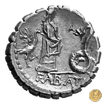 412/1 - denario L. Roscius Fabatus 64 BC (Roma)