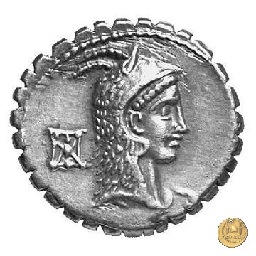 412/1 - denario L. Roscius Fabatus 64 a.C. (Roma)