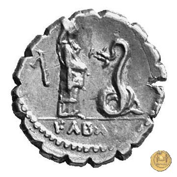 412/1 - denario L. Roscius Fabatus 64 BC (Roma)