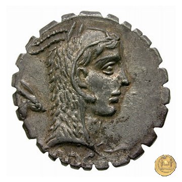 412/1 - denario L. Roscius Fabatus 64 BC (Roma)