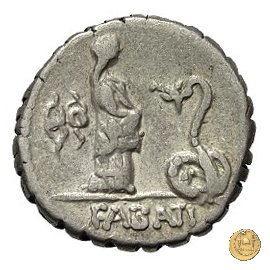 412/1 - denario L. Roscius Fabatus 64 BC (Roma)