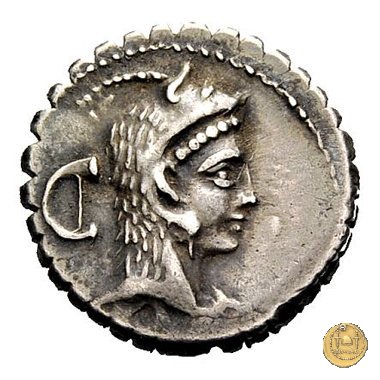 412/1 - denario L. Roscius Fabatus 64 BC (Roma)