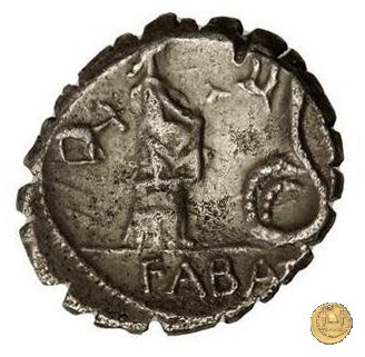 412/1 - denario L. Roscius Fabatus 64 BC (Roma)