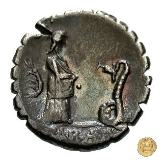 412/1 - denario L. Roscius Fabatus 64 BC (Roma)