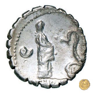 412/1 - denario L. Roscius Fabatus 64 BC (Roma)