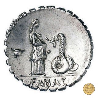 412/1 - denario L. Roscius Fabatus 64 BC (Roma)