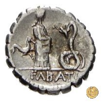 412/1 - denario L. Roscius Fabatus 64 BC (Roma)