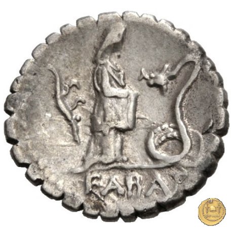 412/1 - denario L. Roscius Fabatus 64 BC (Roma)