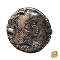 412/1 - denario L. Roscius Fabatus 64 BC (Roma)