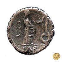 412/1 - denario L. Roscius Fabatus 64 BC (Roma)