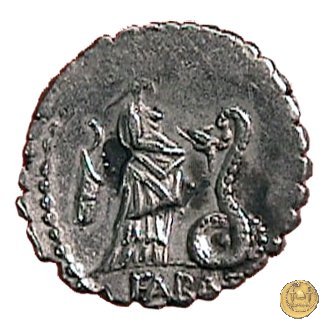 412/1 - denario L. Roscius Fabatus 64 BC (Roma)