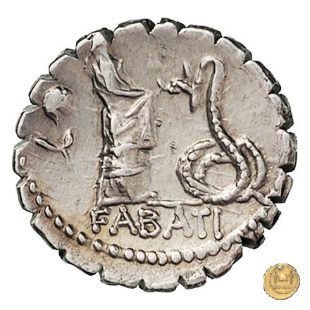 412/1 - denario L. Roscius Fabatus 64 BC (Roma)