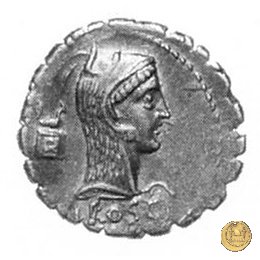 412/1 - denario L. Roscius Fabatus 64 BC (Roma)