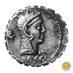 412/1 - denario L. Roscius Fabatus 64 BC (Roma)