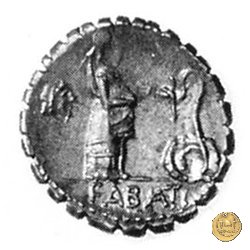 412/1 - denario L. Roscius Fabatus 64 BC (Roma)