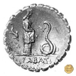 412/1 - denario L. Roscius Fabatus 64 BC (Roma)