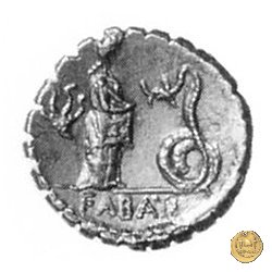 412/1 - denario L. Roscius Fabatus 64 BC (Roma)