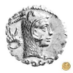 412/1 - denario L. Roscius Fabatus 64 BC (Roma)