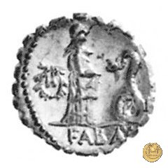 412/1 - denario L. Roscius Fabatus 64 BC (Roma)