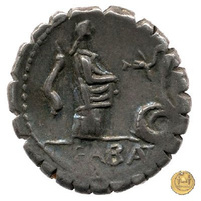 412/1 - denario L. Roscius Fabatus 64 BC (Roma)