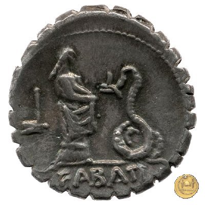 412/1 - denario L. Roscius Fabatus 64 BC (Roma)