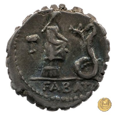 412/1 - denario L. Roscius Fabatus 64 BC (Roma)