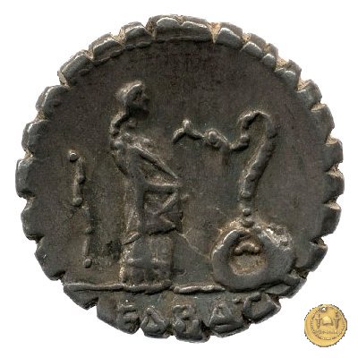 412/1 - denario L. Roscius Fabatus 64 BC (Roma)