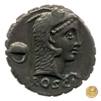 412/1 - denario L. Roscius Fabatus 64 BC (Roma)