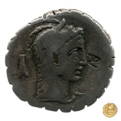 412/1 - denario L. Roscius Fabatus 64 BC (Roma)