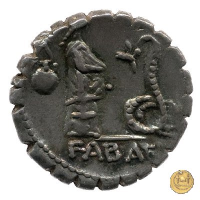 412/1 - denario L. Roscius Fabatus 64 BC (Roma)