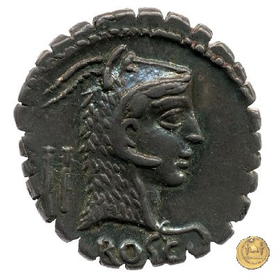 412/1 - denario L. Roscius Fabatus 64 BC (Roma)