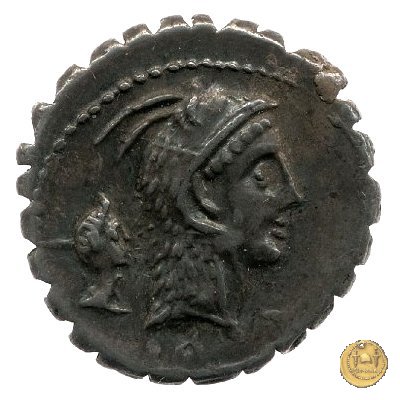 412/1 - denario L. Roscius Fabatus 64 BC (Roma)