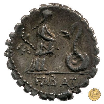 412/1 - denario L. Roscius Fabatus 64 BC (Roma)