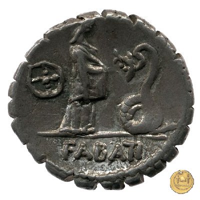 412/1 - denario L. Roscius Fabatus 64 BC (Roma)