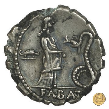 412/1 - denario L. Roscius Fabatus 64 BC (Roma)