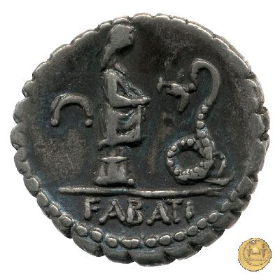 412/1 - denario L. Roscius Fabatus 64 BC (Roma)